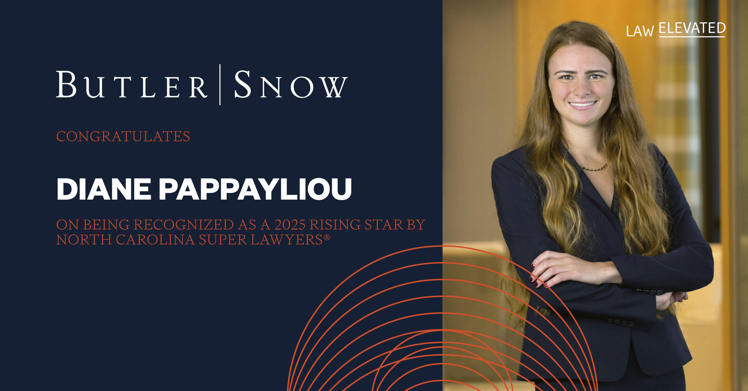 Butler Snow Attorney Diane K. Pappayliou Named 2025 Rising Star By North Carolina Super Lawyers®